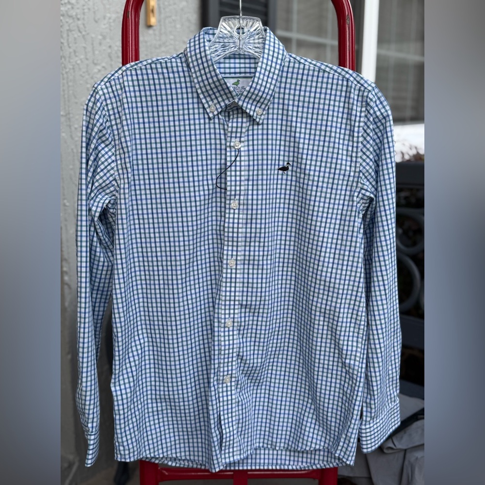 Properly Tied Boys Seasonal Sportshirt Button Down Size 14-16 Bamboo Blend soft